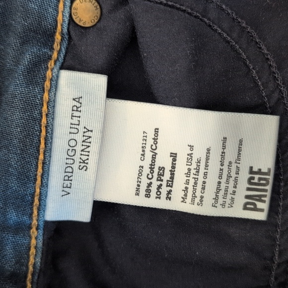 Paige Verdugo Ultra Skinny Size 31 - Picture 8 of 8